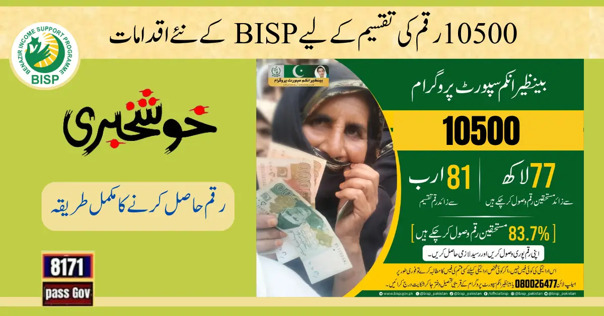 BISP's New Measures for Money Distribution 10500